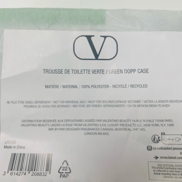 Valentino Beauty Large Dopp Case/Clutch - Picture 6 of 6